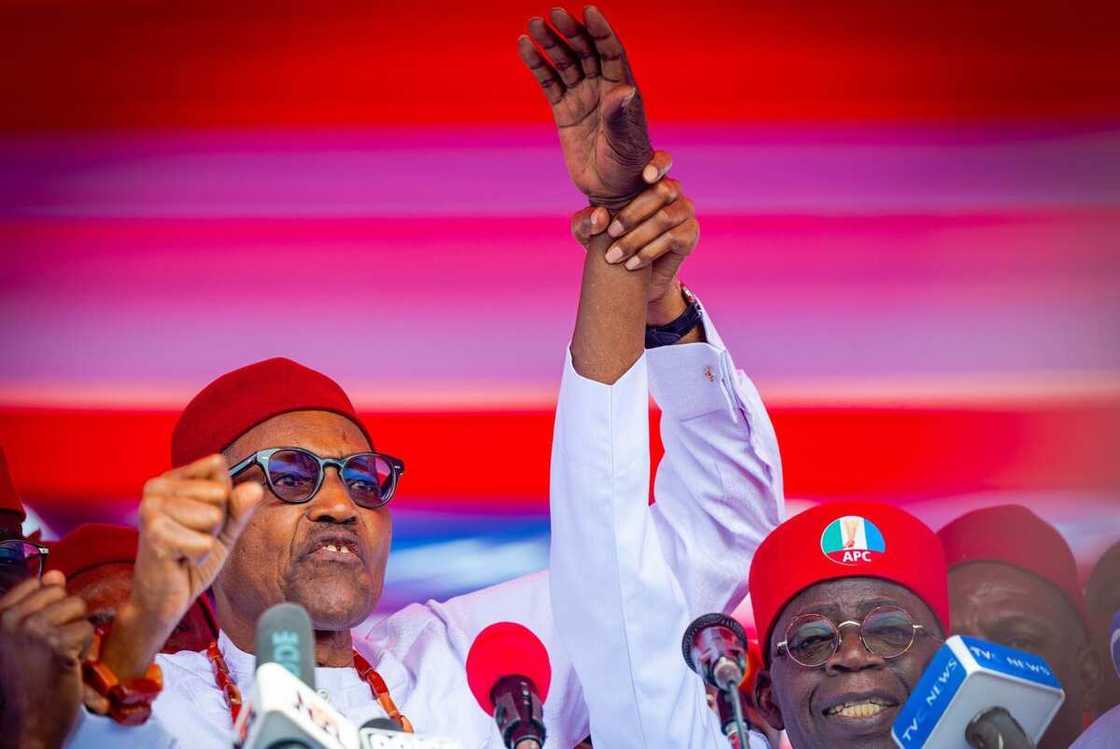 Tinubu - Buhari Tinubu - Buhari