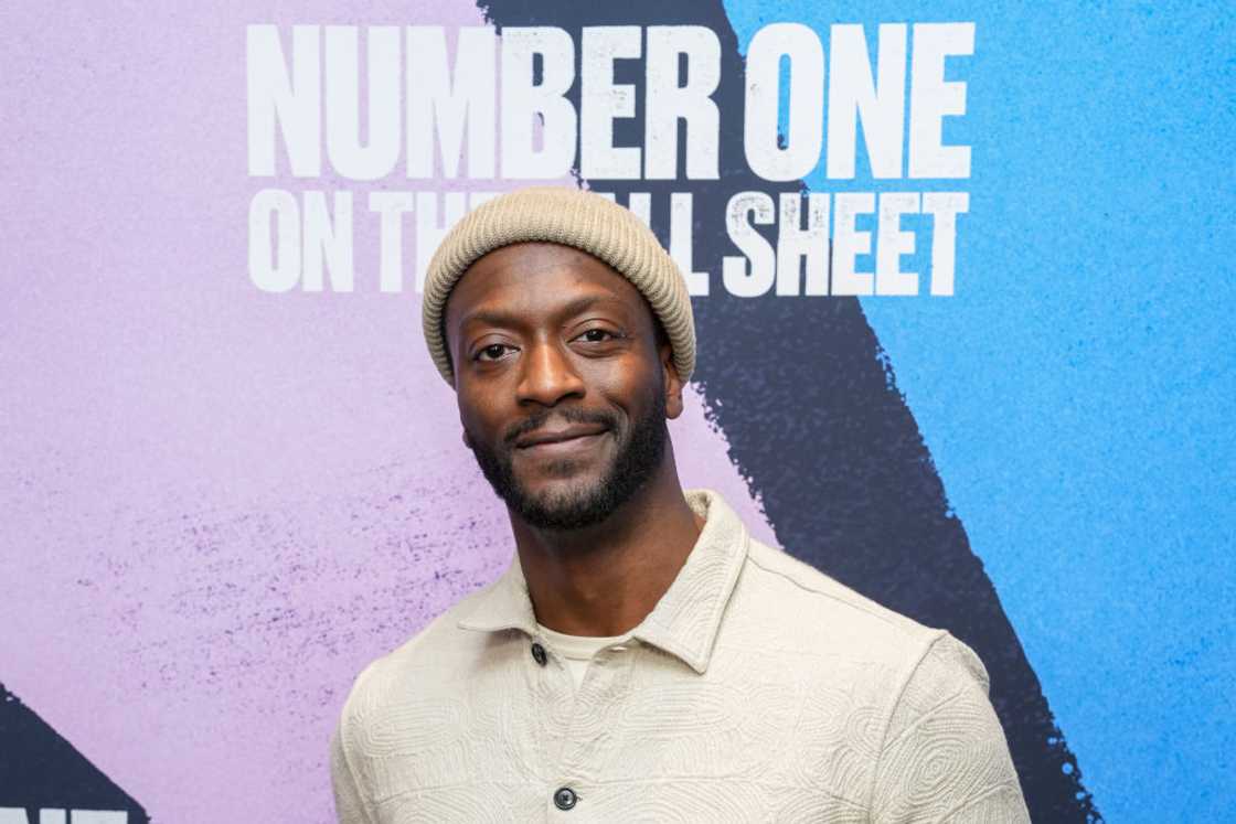 Aldis Hodge in New York, New York. Aldis Hodge in New York, New York.