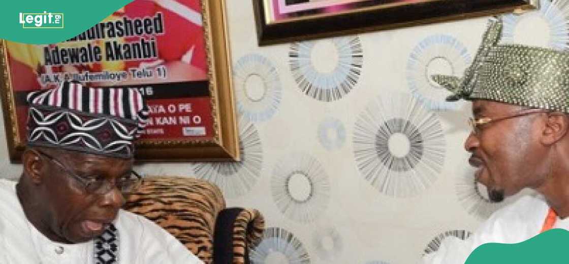 Oluwo of Iwo, Oba Abdulrasheed Akanbi, former President Olusegun Obasanjo, Oyo monarchs, Seyi Makinde Oluwo of Iwo, Oba Abdulrasheed Akanbi, former President Olusegun Obasanjo, Oyo monarchs, Seyi Makinde