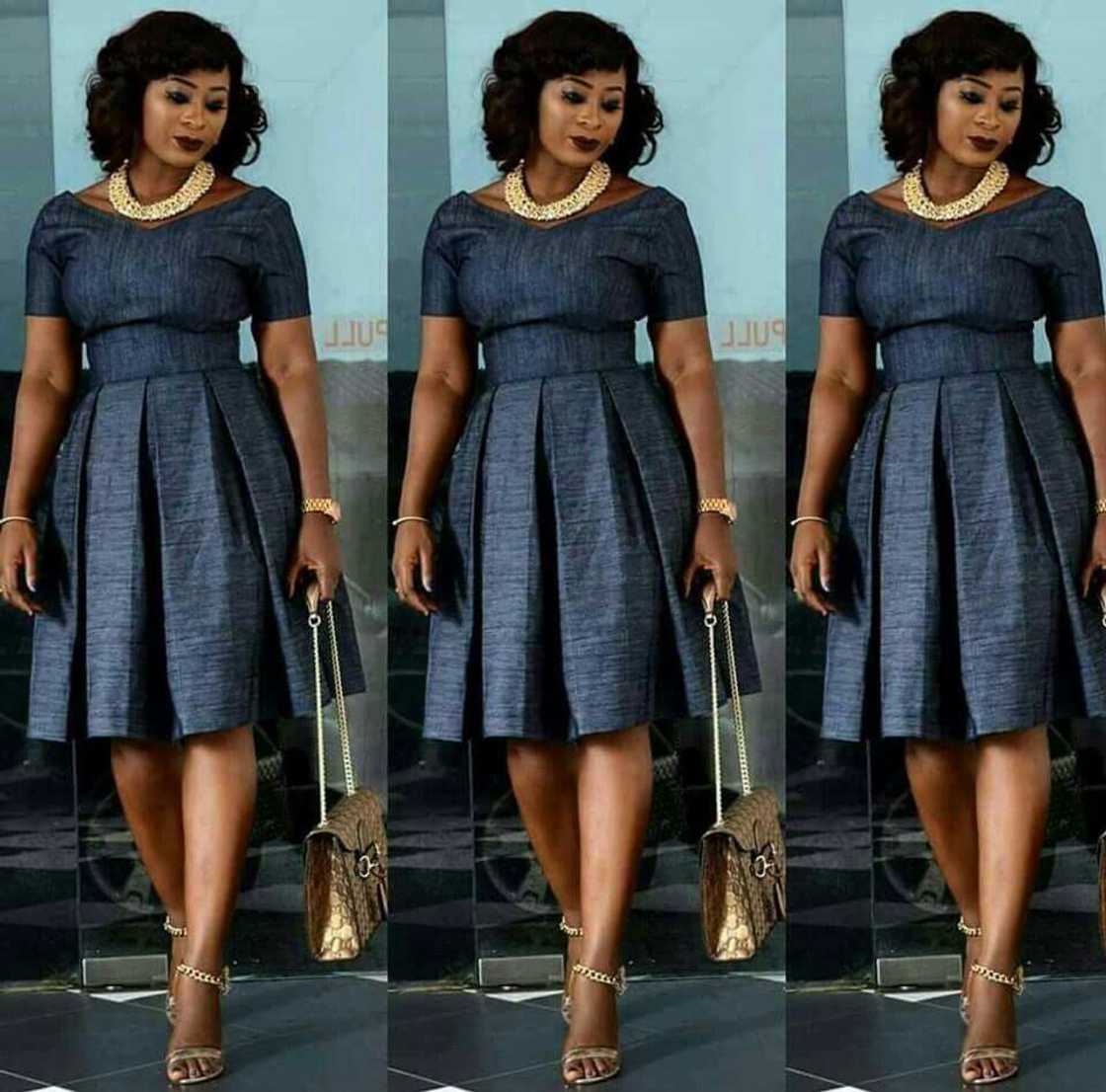 Jeans gown styles for ladies in 2019 Legit.ng