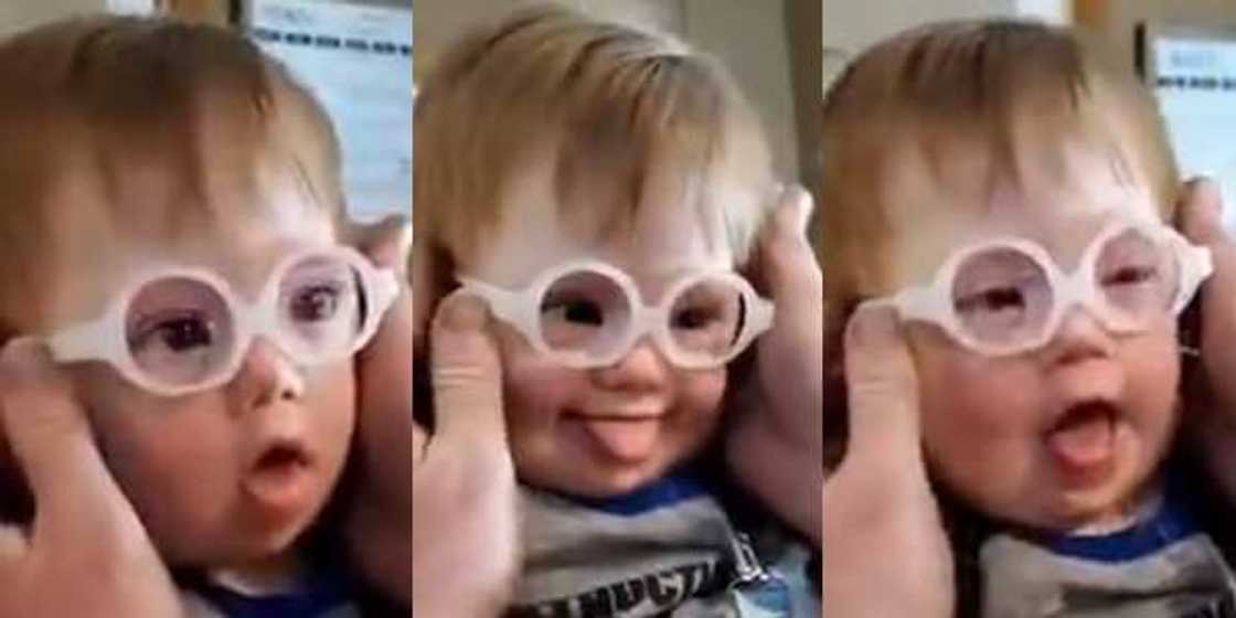 Adorable video shows emotional moment a little boy was able to see his dad clearly for the first time Adorable video shows emotional moment a little boy was able to see his dad clearly for the first time
