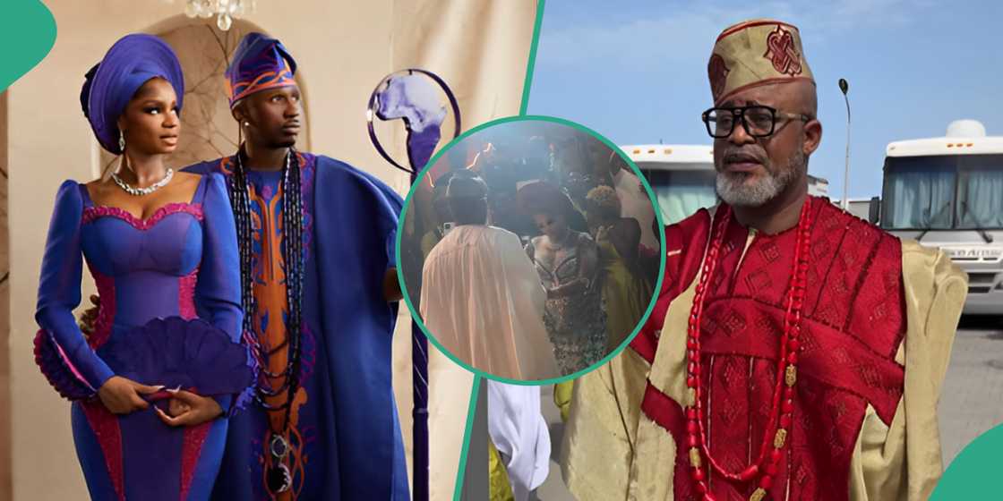 Priscy Ojo and father dance at her wedding, Priscy Ojo's dad Priscy Ojo and father dance at her wedding, Priscy Ojo's dad