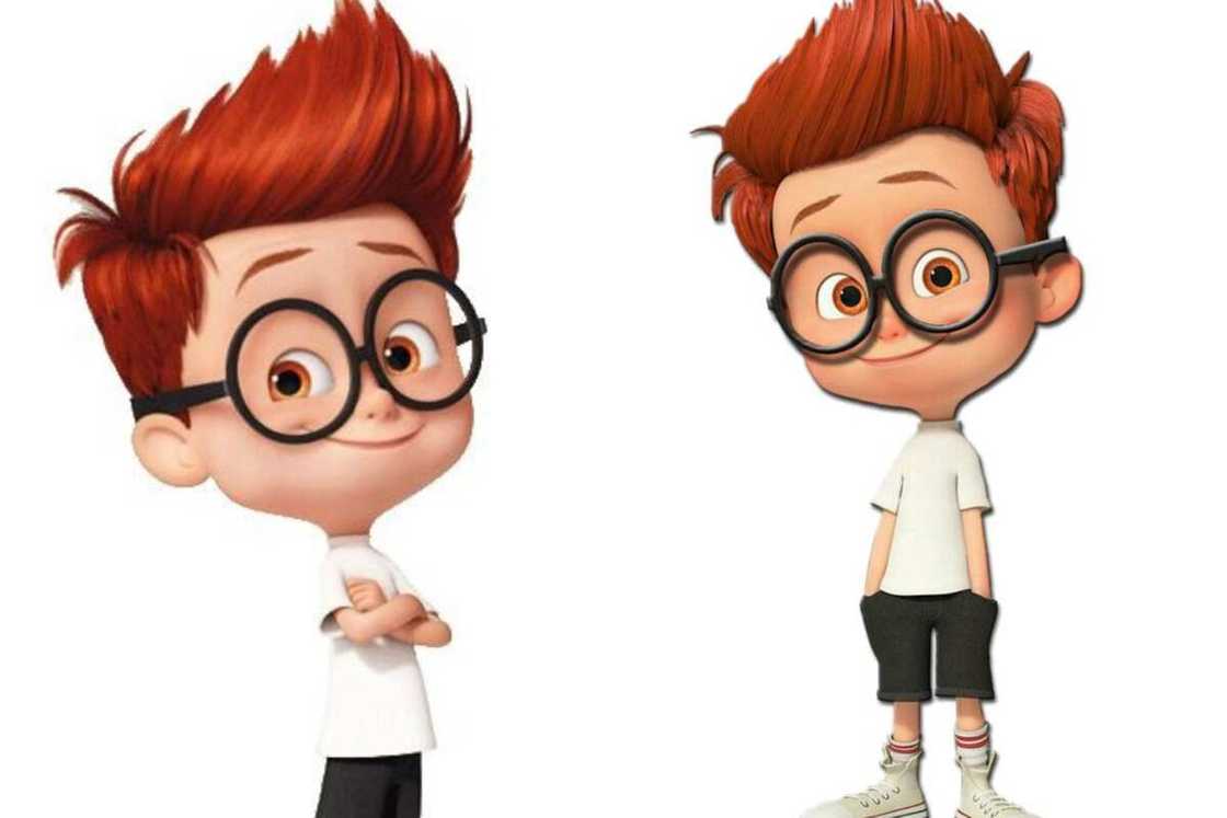 Male cartoon characters with glasses Male cartoon characters with glasses