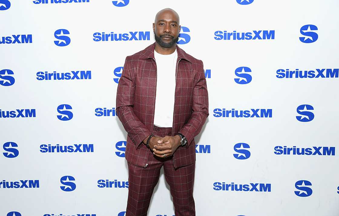 Morris Chestnut in New York City. Morris Chestnut in New York City.