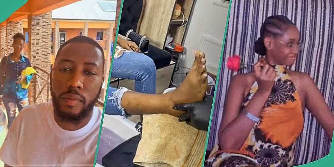 Nigerian man gives sister a treat Nigerian man gives sister a treat
