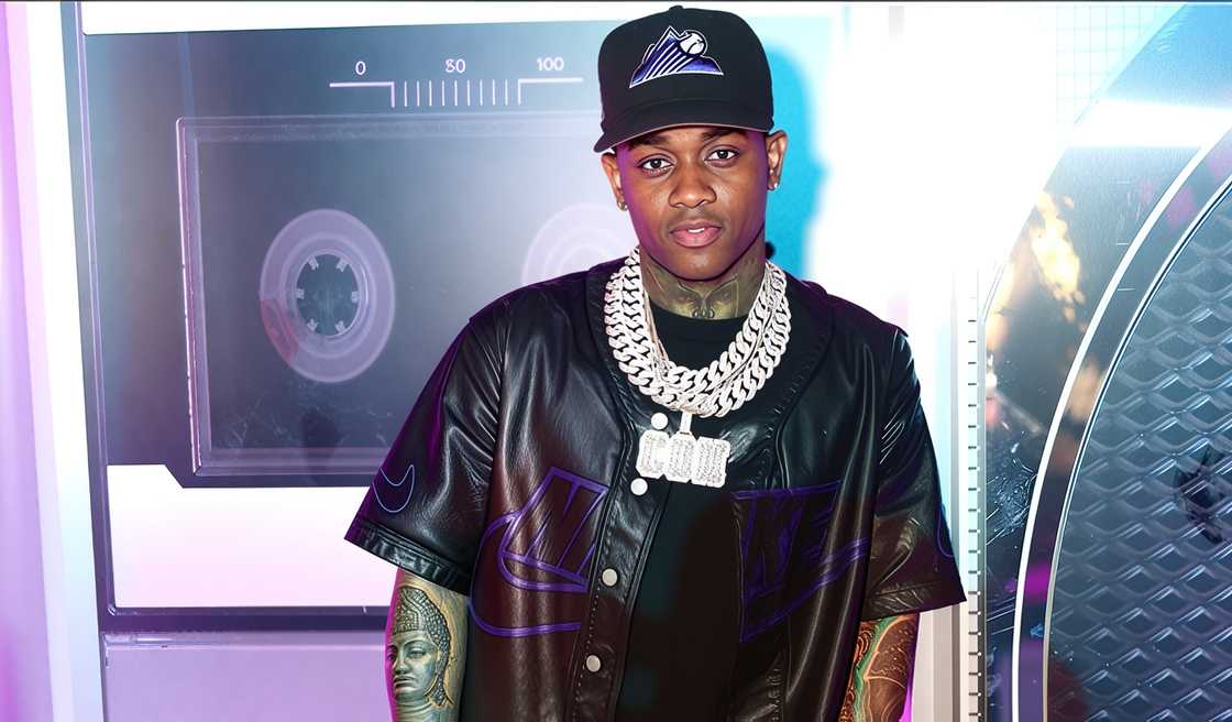 Former Wild 'n Out cast member, Conceited poses on a set possibly on House of BET. Former Wild 'n Out cast member, Conceited poses on a set possibly on House of BET.