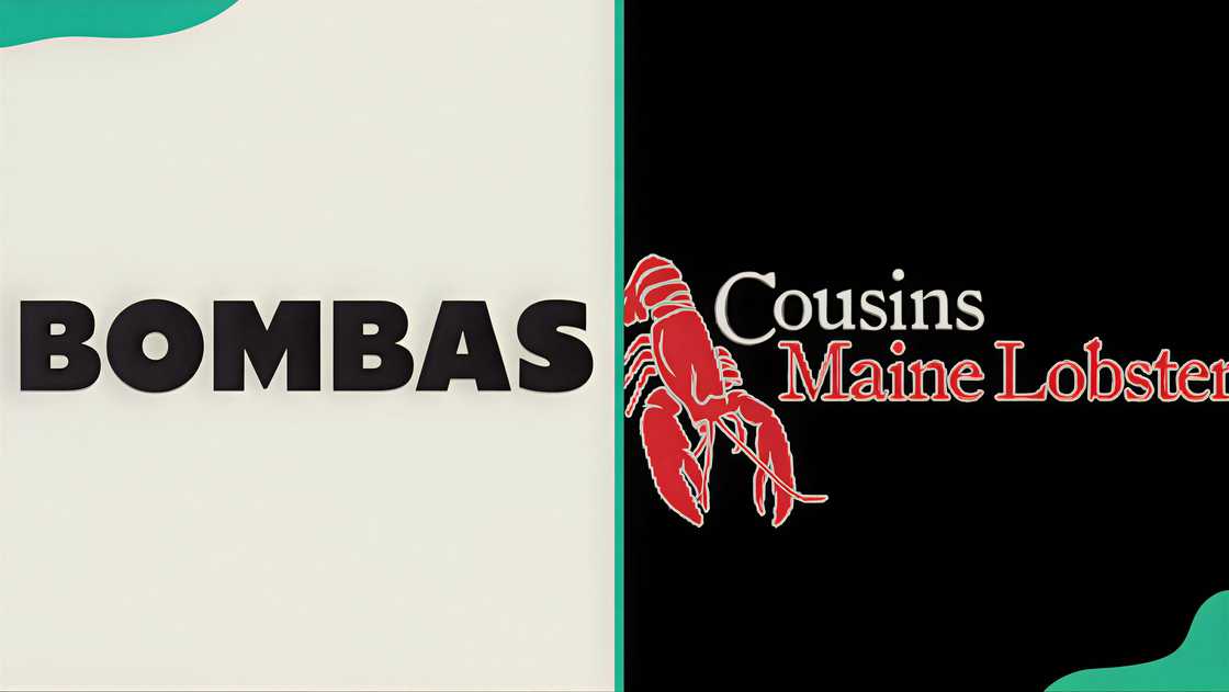 Bombas logo and Cousins Maine Lobster logo