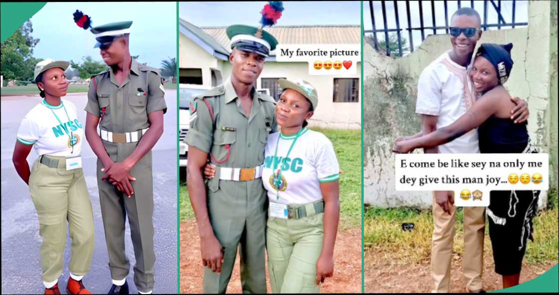 Reactions as lady falls in love with her platoon commander, shares lovely pictures