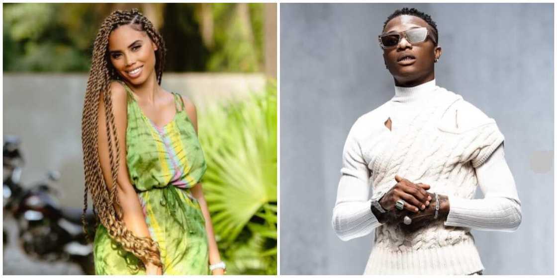 Photos of Jada P and Wizkid. Photos of Jada P and Wizkid.