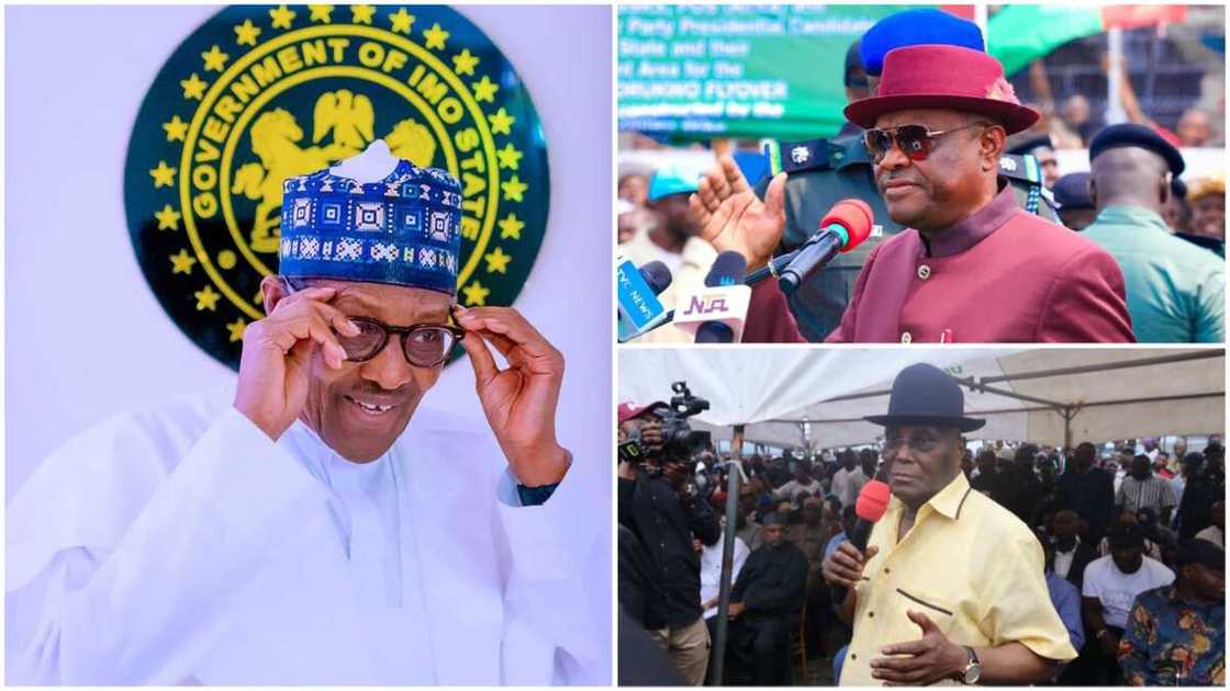 Buhari/Wike/Atiku/PDP Crisis/Lopsided Appointments/2023 Presidential Election Buhari/Wike/Atiku/PDP Crisis/Lopsided Appointments/2023 Presidential Election