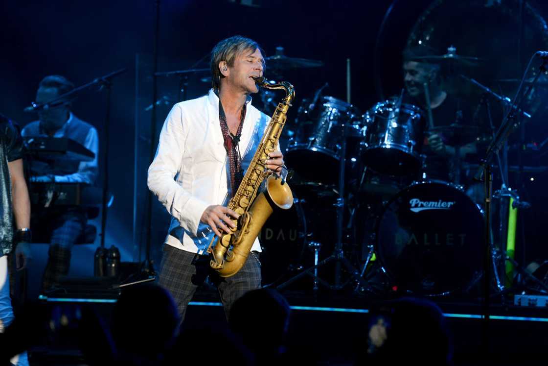 Steve Norman of Spandau Ballet performs on stage at Eventim Apollo Steve Norman of Spandau Ballet performs on stage at Eventim Apollo
