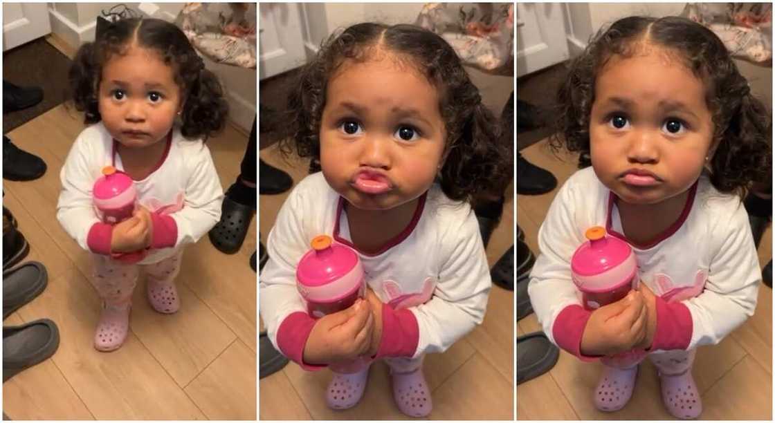 Photos of a little girl throwing kiss. Photos of a little girl throwing kiss.