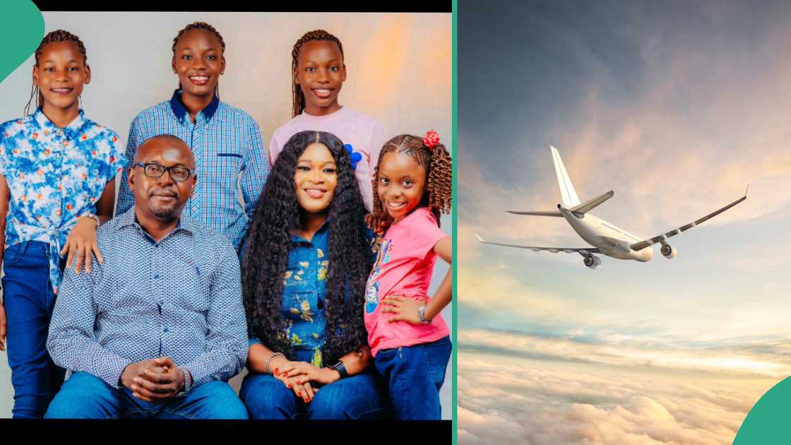 Man relocates to the UK with his family. Man relocates to the UK with his family.