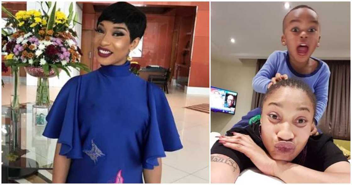 Tonto Dikeh and son Tonto Dikeh and son
