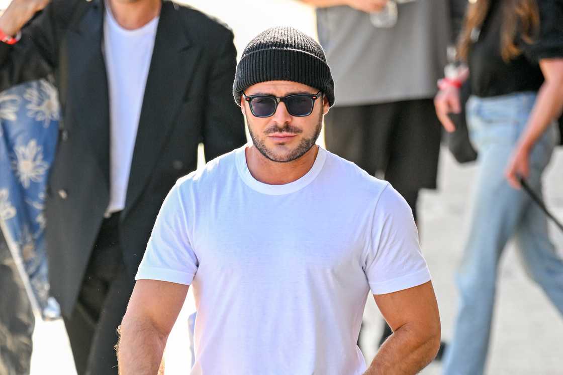 Zac Efron is seen at "Jimmy Kimmel Live!" in Los Angeles, California Zac Efron is seen at "Jimmy Kimmel Live!" in Los Angeles, California