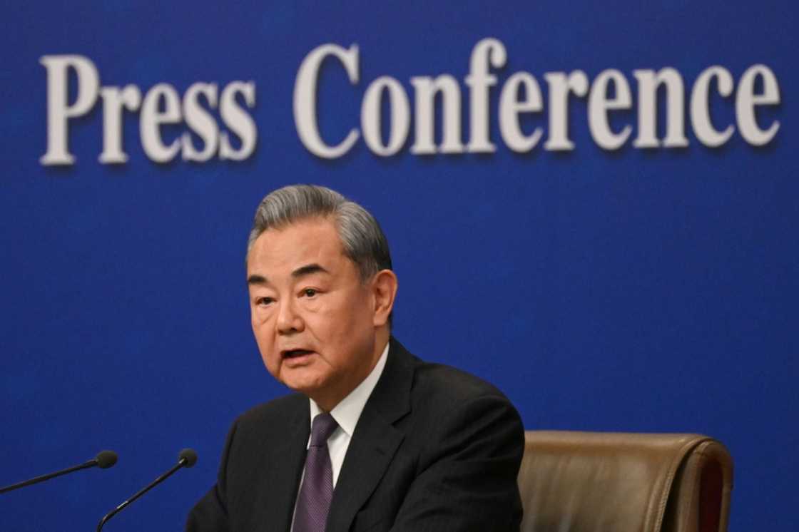 Speaking at a press conference on the sidelines of a key political meeting, Wang Yi warned the "law of the jungle" could take hold in the world