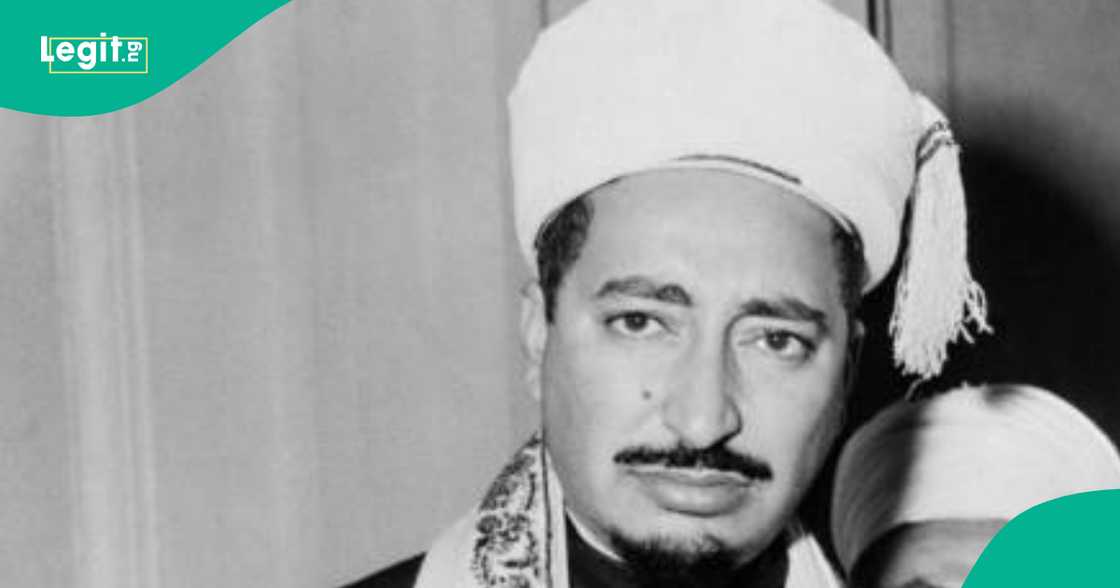 Muhammad Al-Badr a shekarar 1957 Muhammad Al-Badr a shekarar 1957