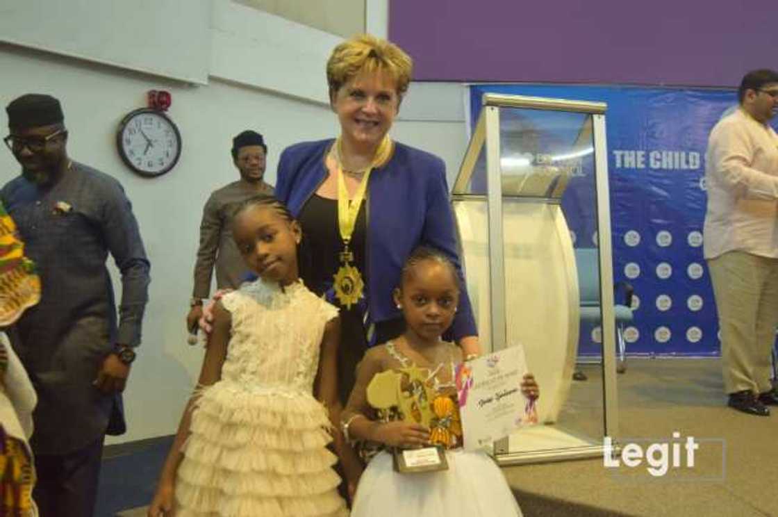 Exclusive: Most Beautiful Girl in the World Jare Ijalana wins African Child Fashion Personality Award in Ghana