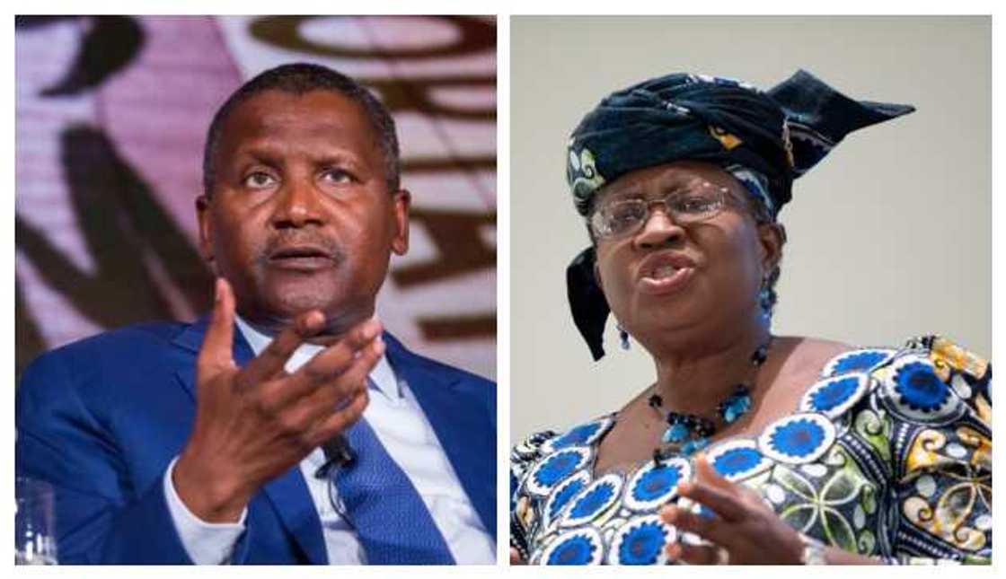 Dangote ya bukaci a bawa Okonjo Iweala babban mukami a WTO Dangote ya bukaci a bawa Okonjo Iweala babban mukami a WTO