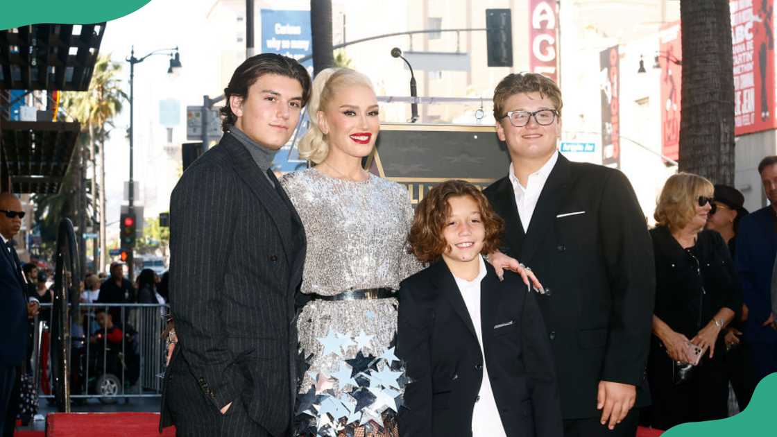 Singer Gwen Stefani and her three sons