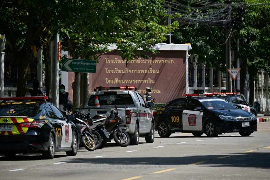 A gunman killed one person and wounded two others in a shooting at a military facility in Bangkok, Thai police told AFP A gunman killed one person and wounded two others in a shooting at a military facility in Bangkok, Thai police told AFP