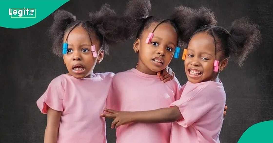 Identical triplets from Anambra state go viral online Identical triplets from Anambra state go viral online