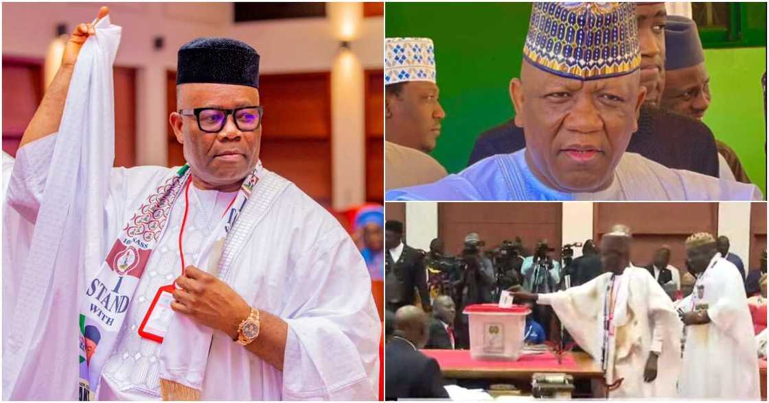Godswill Akpabio, Akwa Ibom State, 10th Senate, Abdulaziz Yari, a former governor of Zamfara State Godswill Akpabio, Akwa Ibom State, 10th Senate, Abdulaziz Yari, a former governor of Zamfara State