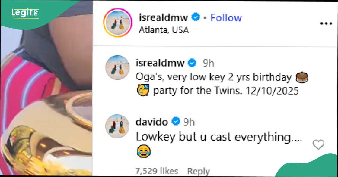 Davido speaks out after Israel DMW posts birthday footage