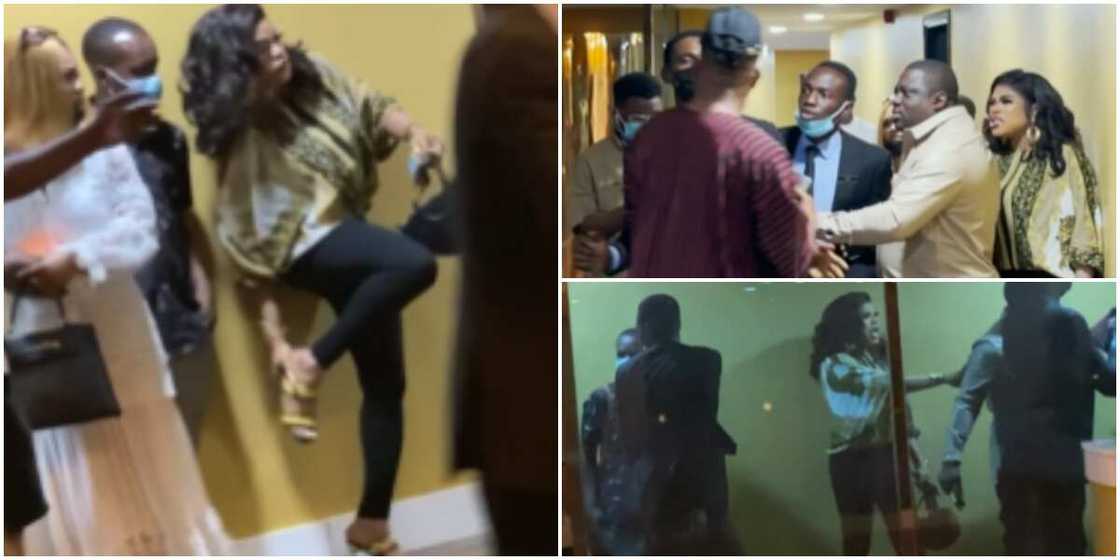 Nigerian comedian and Bobrisky Nigerian comedian and Bobrisky