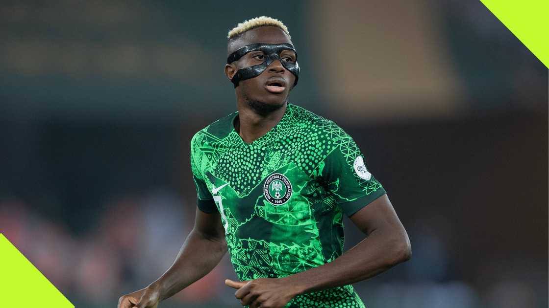 Victor Osimhen during the AFCON final against Ivory Coast Victor Osimhen during the AFCON final against Ivory Coast