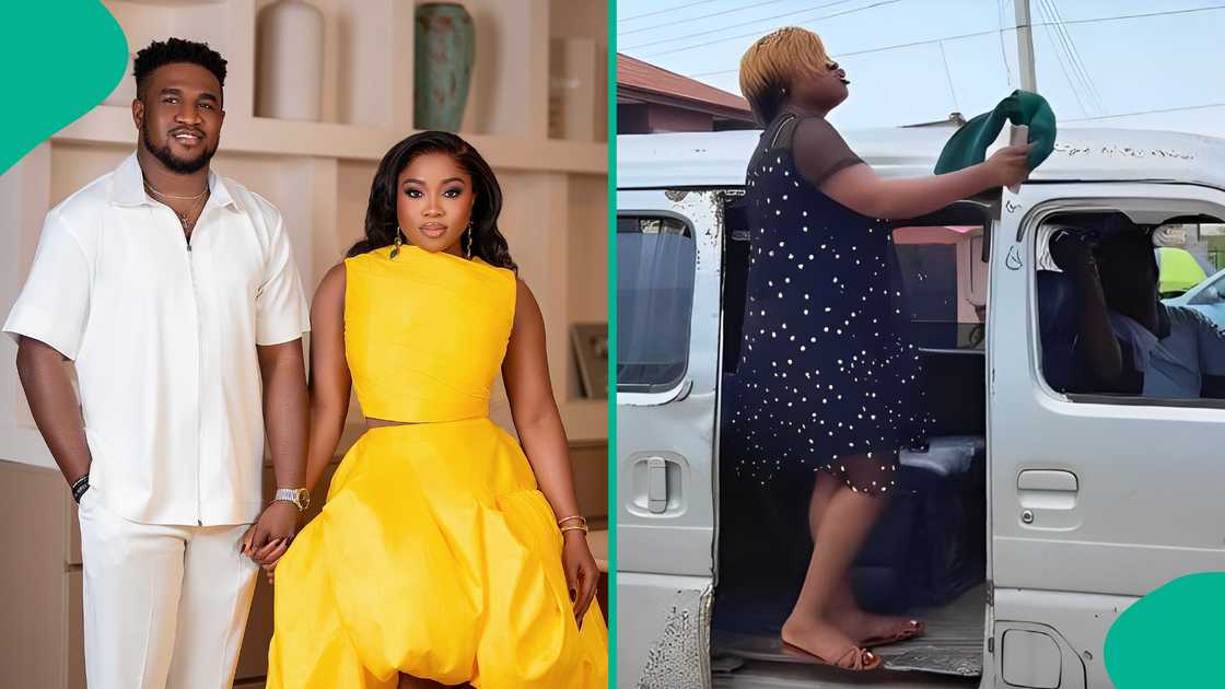 Veekee James and husband fight over small Danfo business