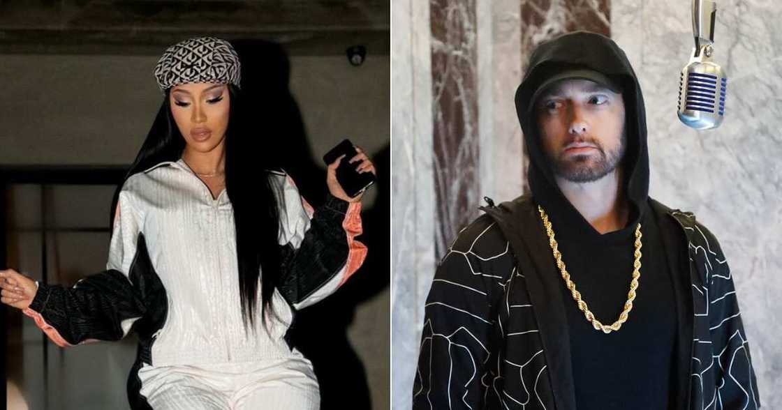Cardi B denies rumours of Eminem snubbing a feature on her new album Cardi B denies rumours of Eminem snubbing a feature on her new album