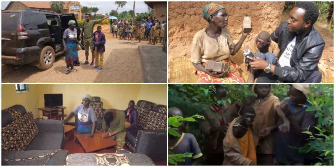 Boy Who Lived in Bushes and Eats Grass Gifted Furnished House, Wads of Cash in Emotional Video