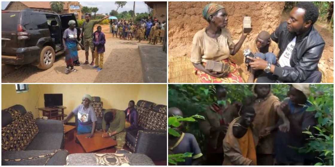 Boy Who Lived in Bushes and Eats Grass Gifted Furnished House, Wads of Cash in Emotional Video Boy Who Lived in Bushes and Eats Grass Gifted Furnished House, Wads of Cash in Emotional Video
