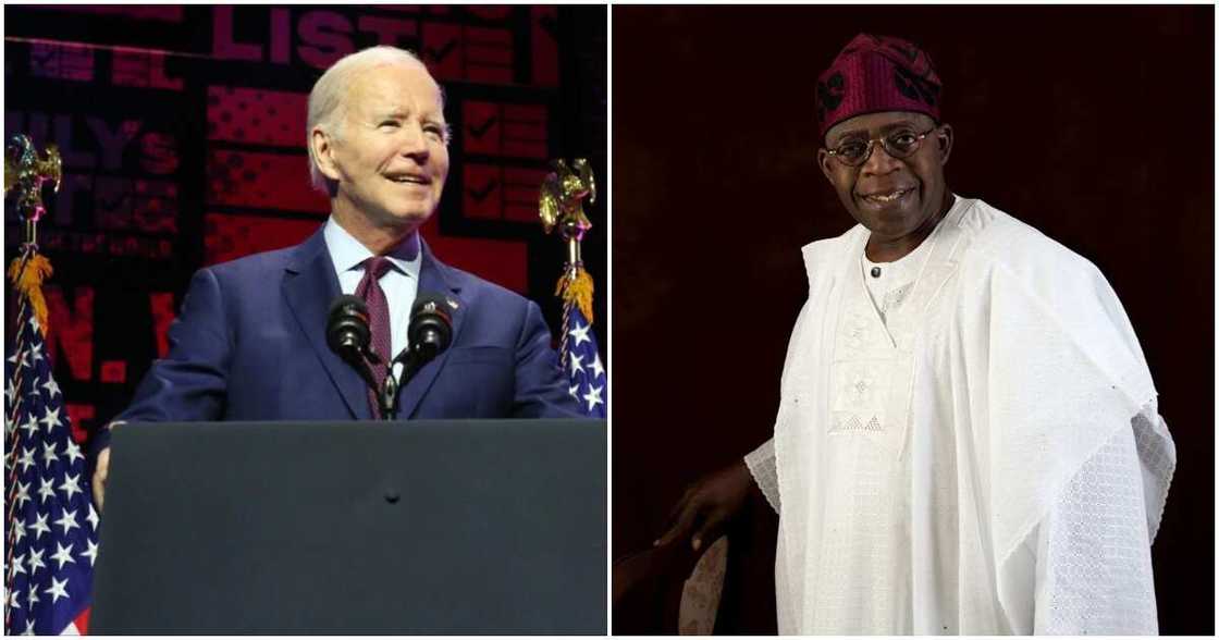 Asiwaju Bola Ahmed Tinubu, Kashim Shettima, Joe Biden, United States of America, May 29 Asiwaju Bola Ahmed Tinubu, Kashim Shettima, Joe Biden, United States of America, May 29