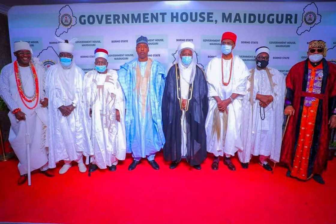 Boko Haram: Sultan, other prominent traditional rulers pay condolence visit to Governor Zulum Boko Haram: Sultan, other prominent traditional rulers pay condolence visit to Governor Zulum