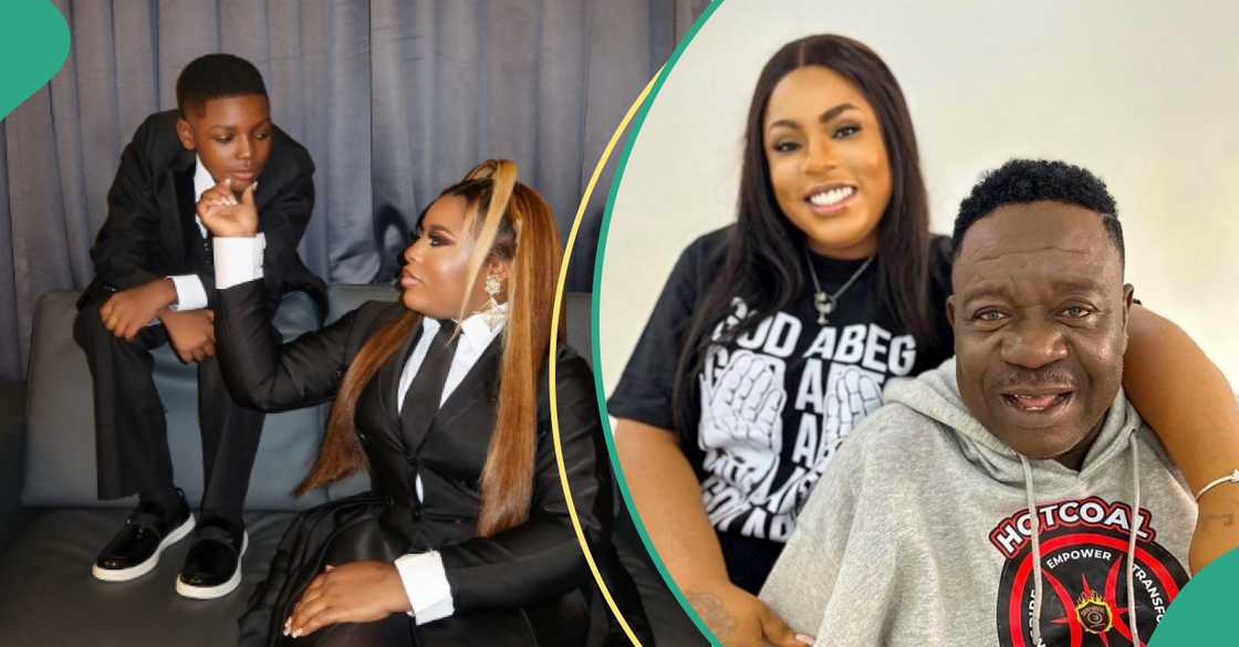 Late Mr Ibu’s “daughter” unveils 10-year-old son Late Mr Ibu’s “daughter” unveils 10-year-old son