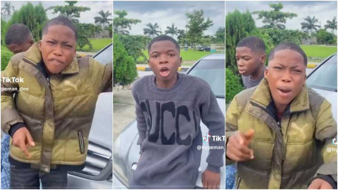 Young boys hyping skills Young boys hyping skills