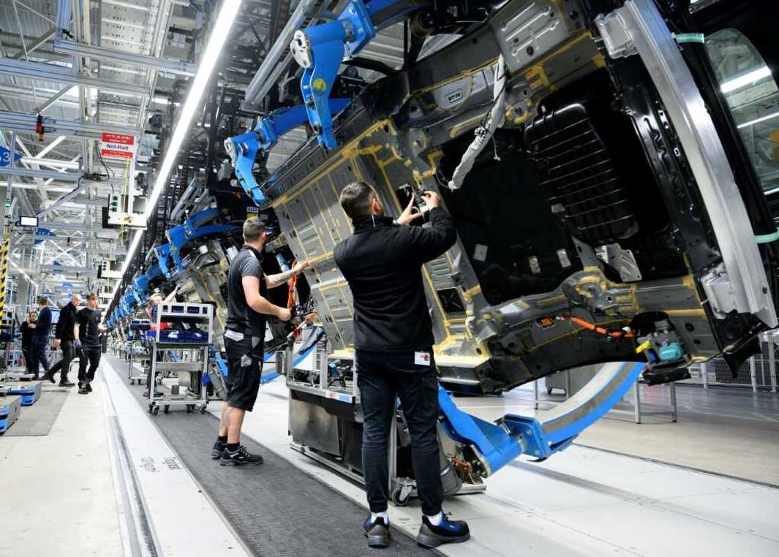 New industrial orders in Germany jumped by seven percent in June, offering a rare ray of light for the economy New industrial orders in Germany jumped by seven percent in June, offering a rare ray of light for the economy