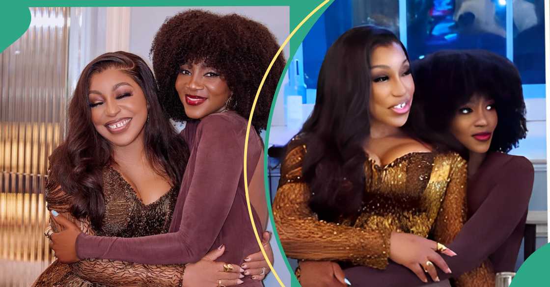 Nigerian movie star Rita Dominic opens up on how she's related to colleague Genevieve Nnaji Nigerian movie star Rita Dominic opens up on how she's related to colleague Genevieve Nnaji