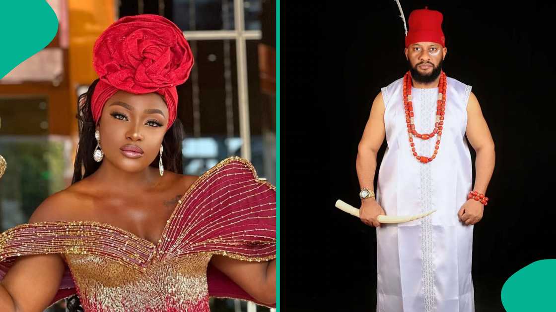 Lizzy Gold addresses fans on kissng scene with Yul Edochie amid dating rumour