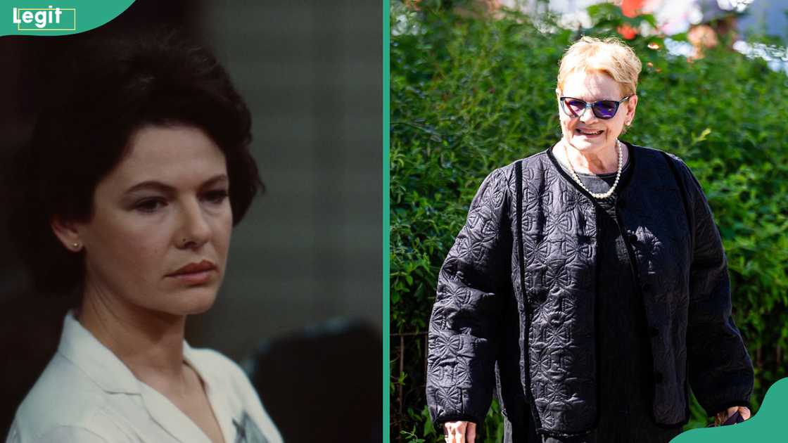Dianne Wiest in a past and recent photo