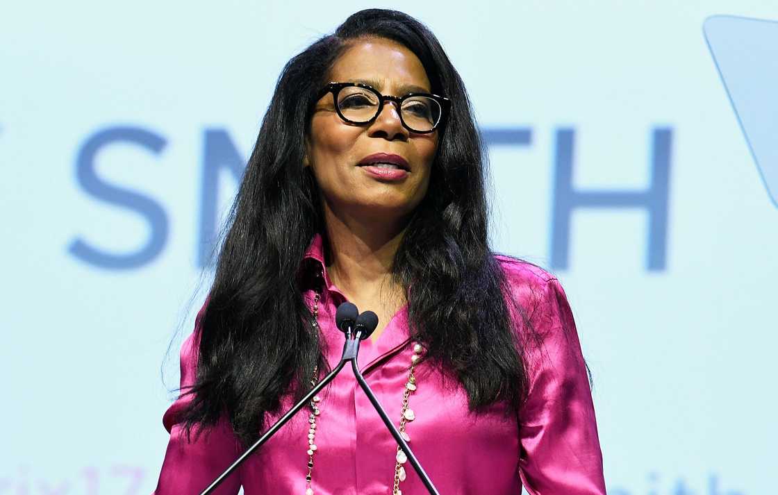 Judy Smith speaks during the Matrix Awards at the Sheraton New York Times Square