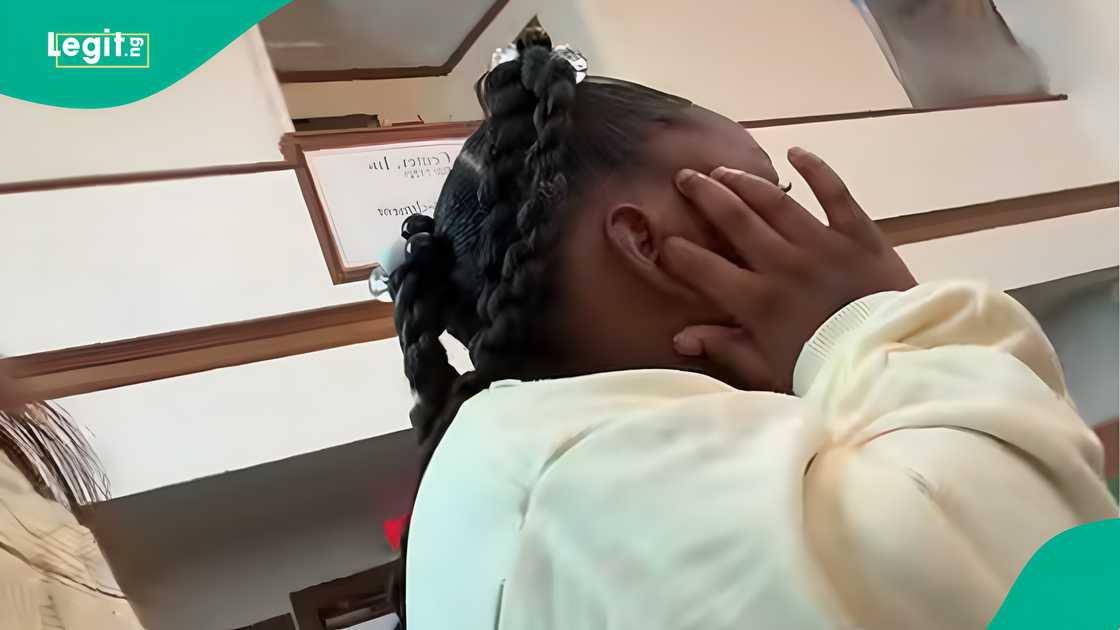Little girl breaks down in tears after entering a church for the first time. Little girl breaks down in tears after entering a church for the first time.