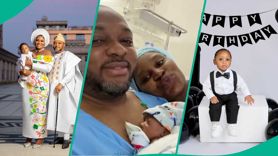 Chizzy Alichi shares ordeal while having son as he clocks one Chizzy Alichi shares ordeal while having son as he clocks one