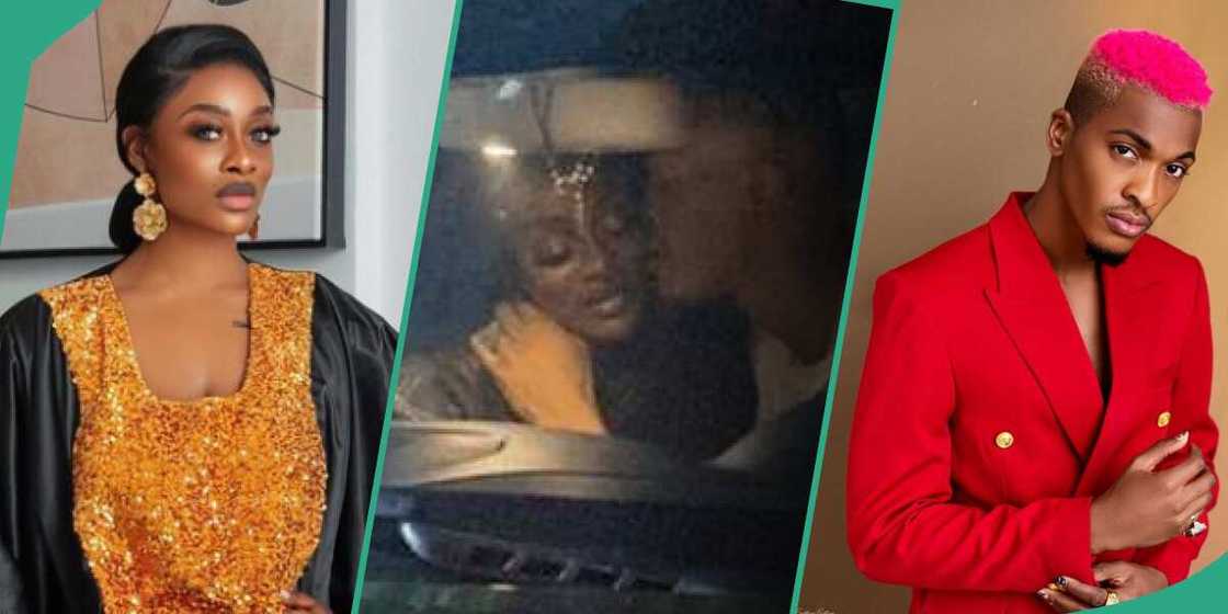 BBNaija All Stars Uriel, BBNaija All Stars Uriel and Groovy kiss, BBNaija Groovy BBNaija All Stars Uriel, BBNaija All Stars Uriel and Groovy kiss, BBNaija Groovy