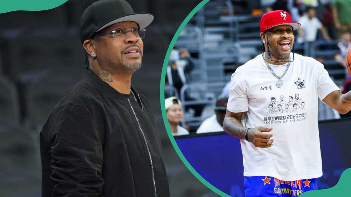 Former basketball star Allen Iverson attends different basketball events in the US and China Former basketball star Allen Iverson attends different basketball events in the US and China