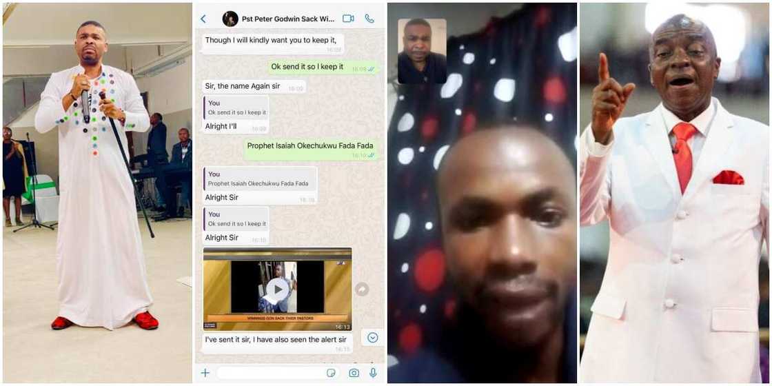 Nigerians express surprise as a foreign church owner places sacked Winners pastor on a salary for 5 years, to pay him N100k monthly Nigerians express surprise as a foreign church owner places sacked Winners pastor on a salary for 5 years, to pay him N100k monthly