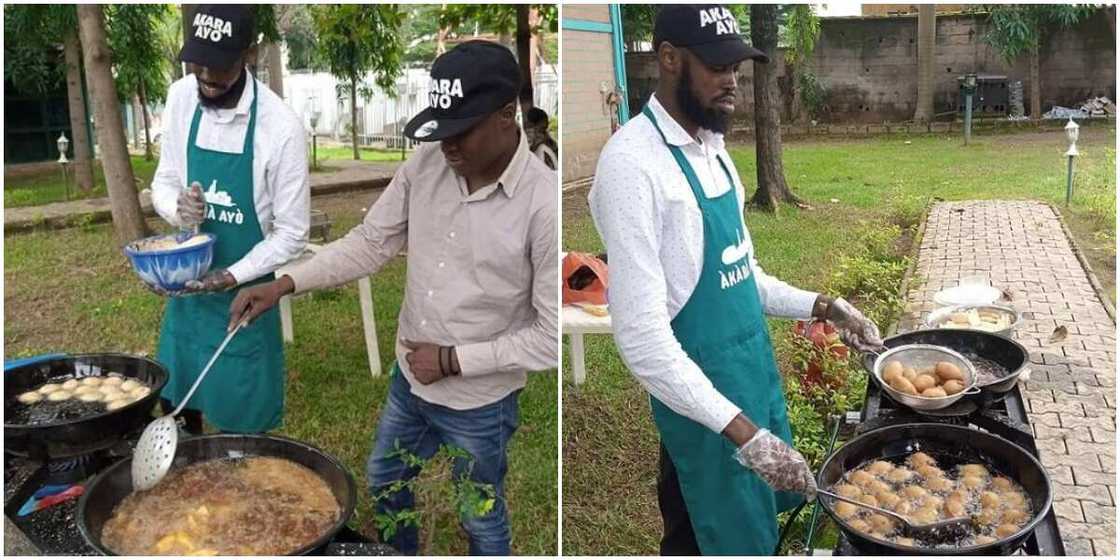 Nigerian graduate who sells akara for a living says he rejected many job offers