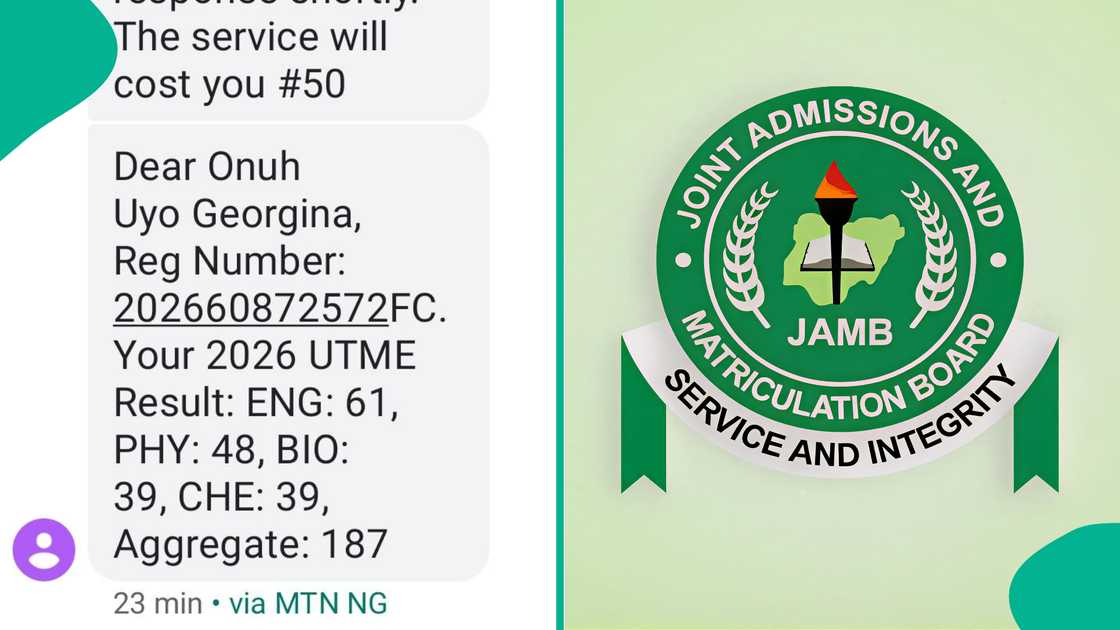 A science student who scored 39 in chemistry displays her 2026 UTME result and seeks help regarding the course to study A science student who scored 39 in chemistry displays her 2026 UTME result and seeks help regarding the course to study